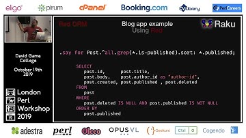 Fernando Oliveira - Red - An ORM for perl6