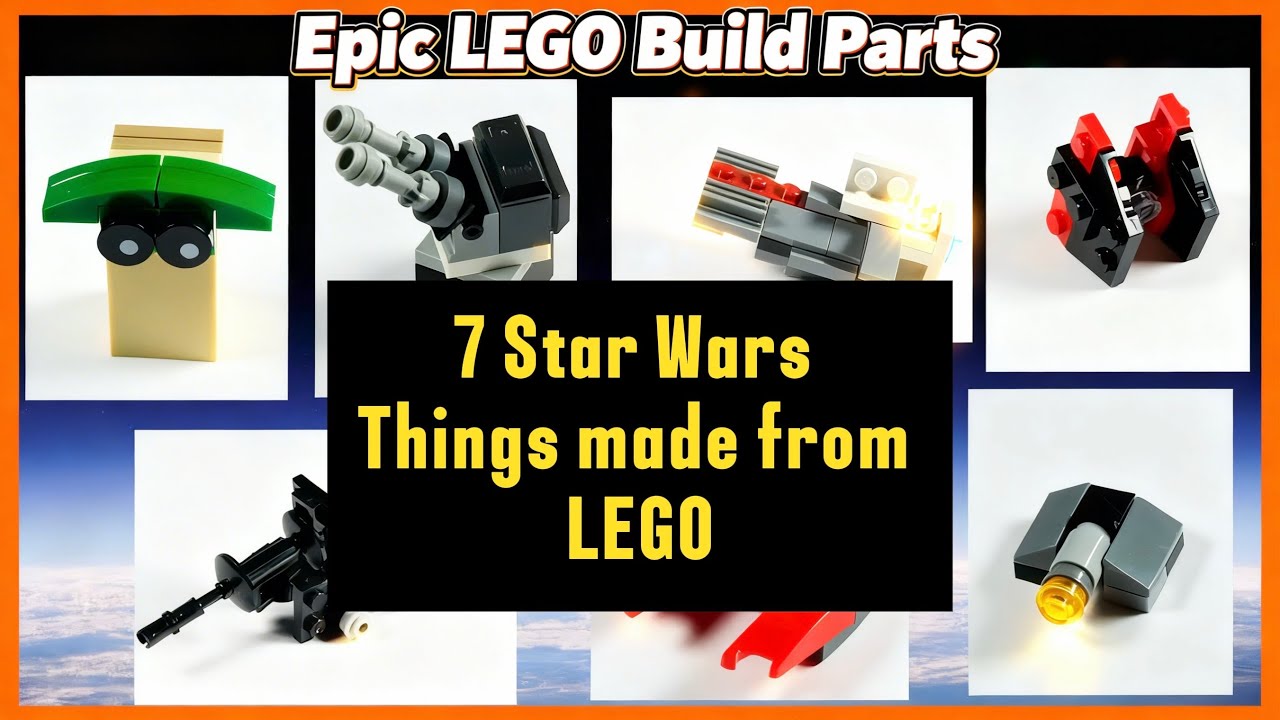 How to make Star Wars items from simple Lego bricks