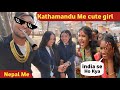 Nepal me cute girl reaction girl reactionmukesh bhai vlogs