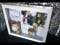 Diy shadow box  wedding day memories