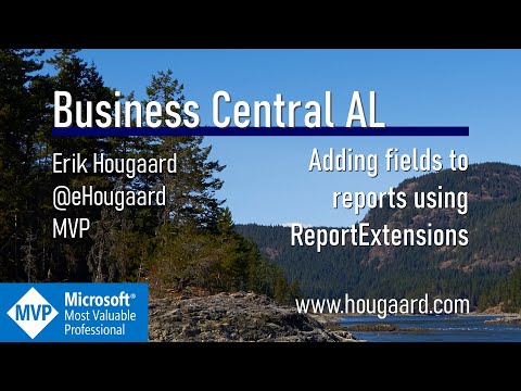 Adding fields to reports with ReportExtensions in AL and Business Central