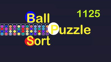 Ball Sort Puzzle Level 1125 🎯No Extra Tubes😂Game Walkthrough😘  #Stay Home And Fun Play #WithMe