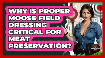 Why Is Proper Moose Field Dressing Critical For Meat Preservation? - The Marksman