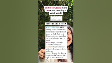 To all HRs- Stop wasting your time on exit interviews, do this to make people stay!