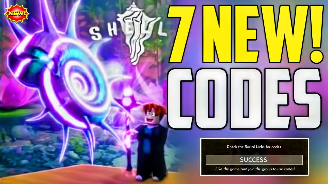 [UPD!] * New All * Working - SHELLS ROBLOX CODES - CODES FOR SHELLS ...