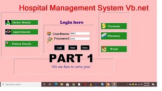VB net Projects  Hospital Management System Vb net Part 1