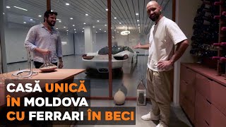 Casa de 650 m2 cu Ferrari în beci. Proiect unic în Moldova.