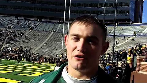 SRU Football honored at Michigan Stadium - 11/20/2...