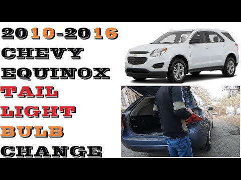 How to Change Replace Tail light bulbs in Chevrolet Equinox 2010-2016