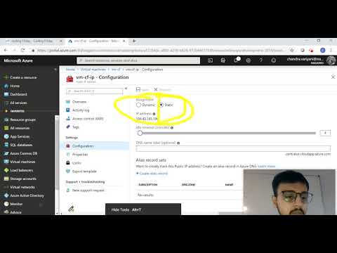 ვიდეო: როგორ მივანიჭო IP მისამართი Azure-ს?