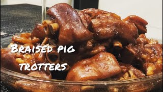 Dad's Recipe: Chinese Braised Fermented Bean Curd Pig Trotters