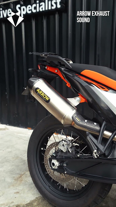 KTM 790R Adventure Arrow Exahaust   De-Cat Install ASMR