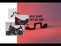 Seat slope NC mod for Honda NC750X NC700X - Instruction