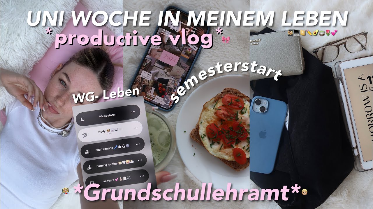 VLOG: back into a routine, lernen, event, alltag in Wien|| Sabrina