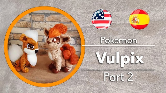 Set of 2 Crochet Patterns - Amigurumi Pokemon Vulpix