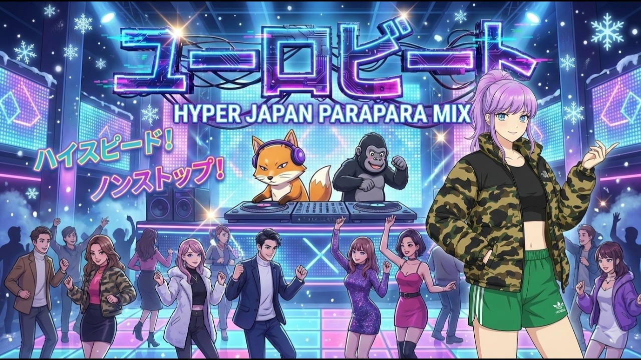 ユーロビート】EUROBEAT DJ Kenichi Hyper Japan ParaPara Mix