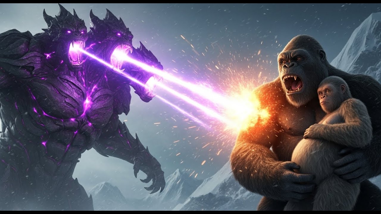 KING KONG Finds His Queen, BABY KONG is Born & The Final Battle | New Cinematic Short Film.