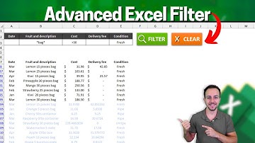How to make an Advanced Excel Filter with Macro Buttons