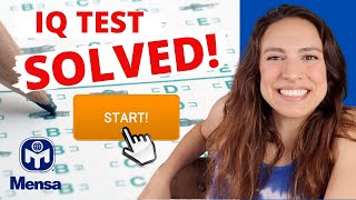 Mensa IQ Test Answers EXPLAINED!