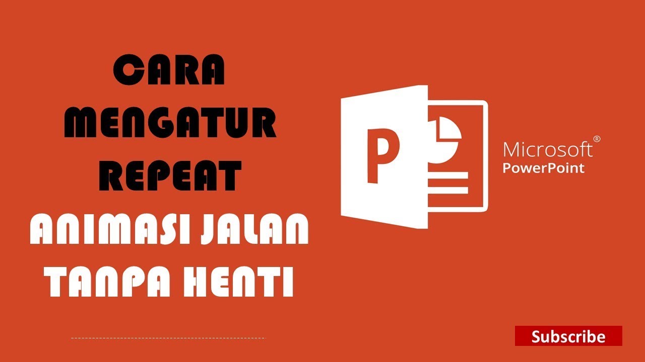 BEGINI CARA  MENGATUR  REPEAT ANIMASI  POWERPOINT  2021 