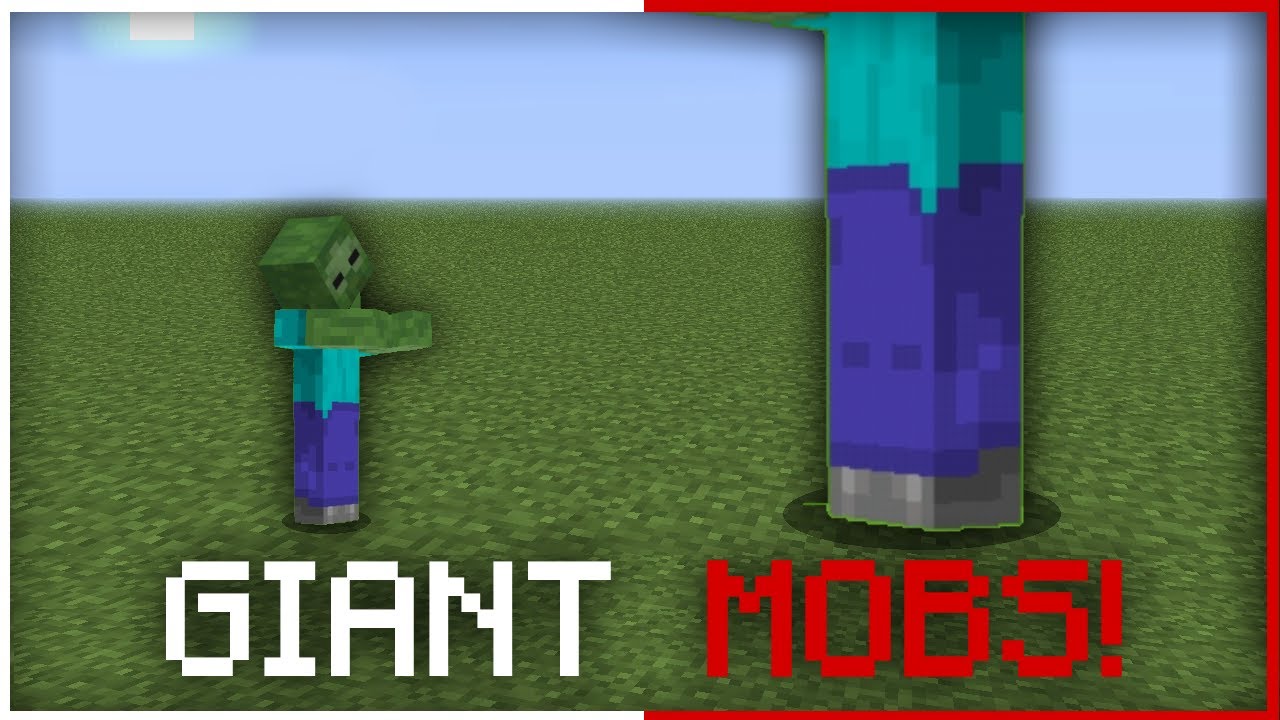 How To Summon GIANT Mobs MCPE OUTDATED YouTube How To Summon GIANT Mobs MCPE OUTDATED YouTube