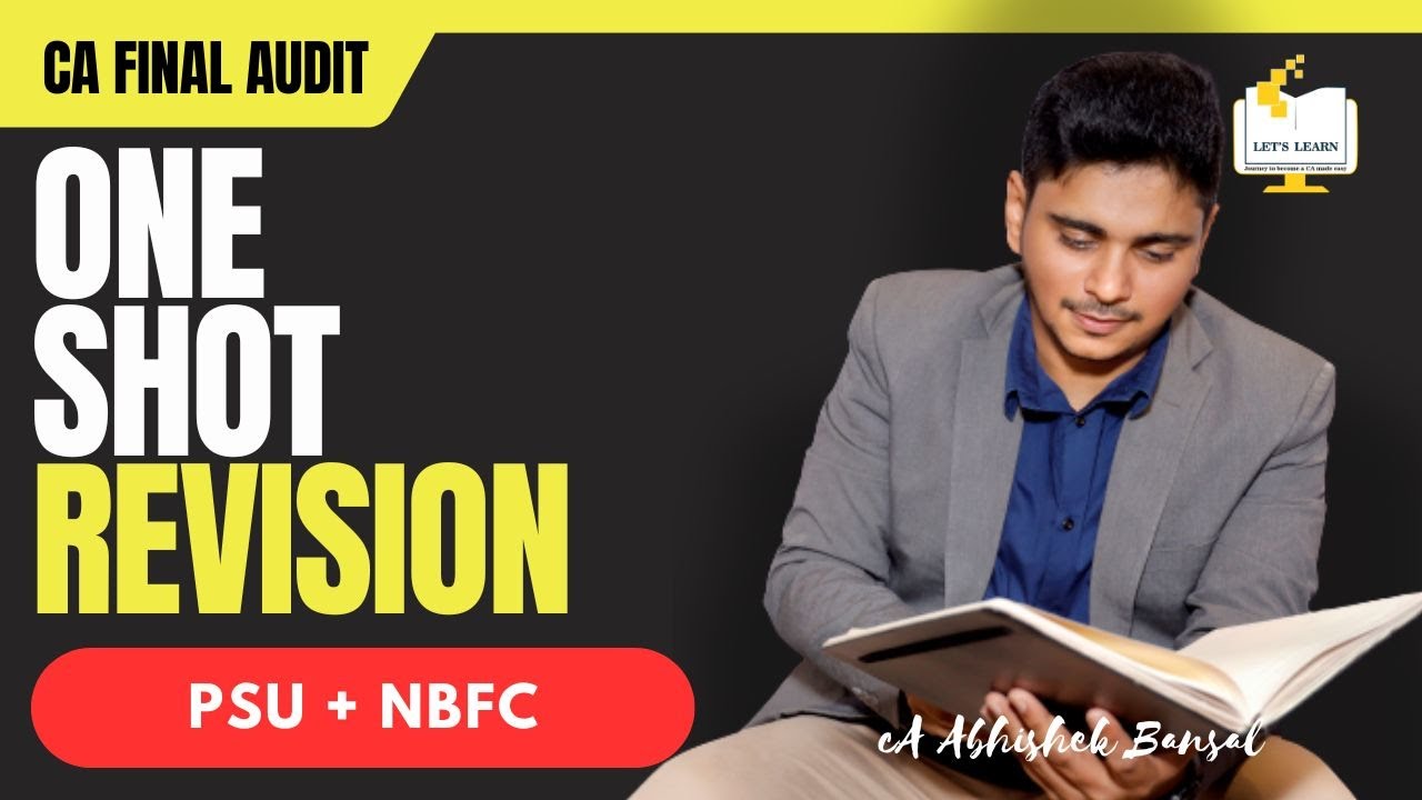 CA FINAL | AUDIT | PSU | NBFC | NOV 2024 - YouTube
