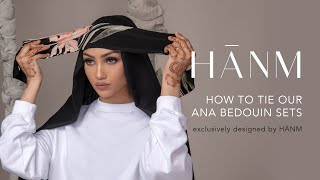 HĀNM | 60SECOND BANDANA HIJAB TUTORIAL, ANA BEDOUIN SETS