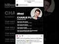 Charlie Puth Nominated for 4 #BBMAs 🏆 &amp; his Instagram Stories — April 29, 2021.