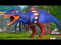 Watch CAPTAIN AMERICA a Giant Dinosaur! Unbelievable Transformation! VS SPIDERMAN &amp; BATMAN !