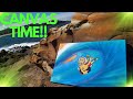 PAINTING A WAVE CANVAS FOR OMB!