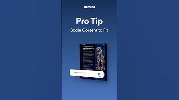 Gamma Pro Tip: Scale Content to Fit