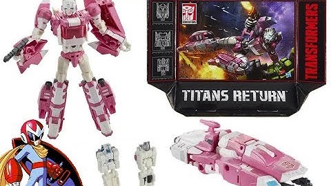 Protoman Review: HasCon 2017 Exclusive Transformers Titans Return Arcee / Leinad