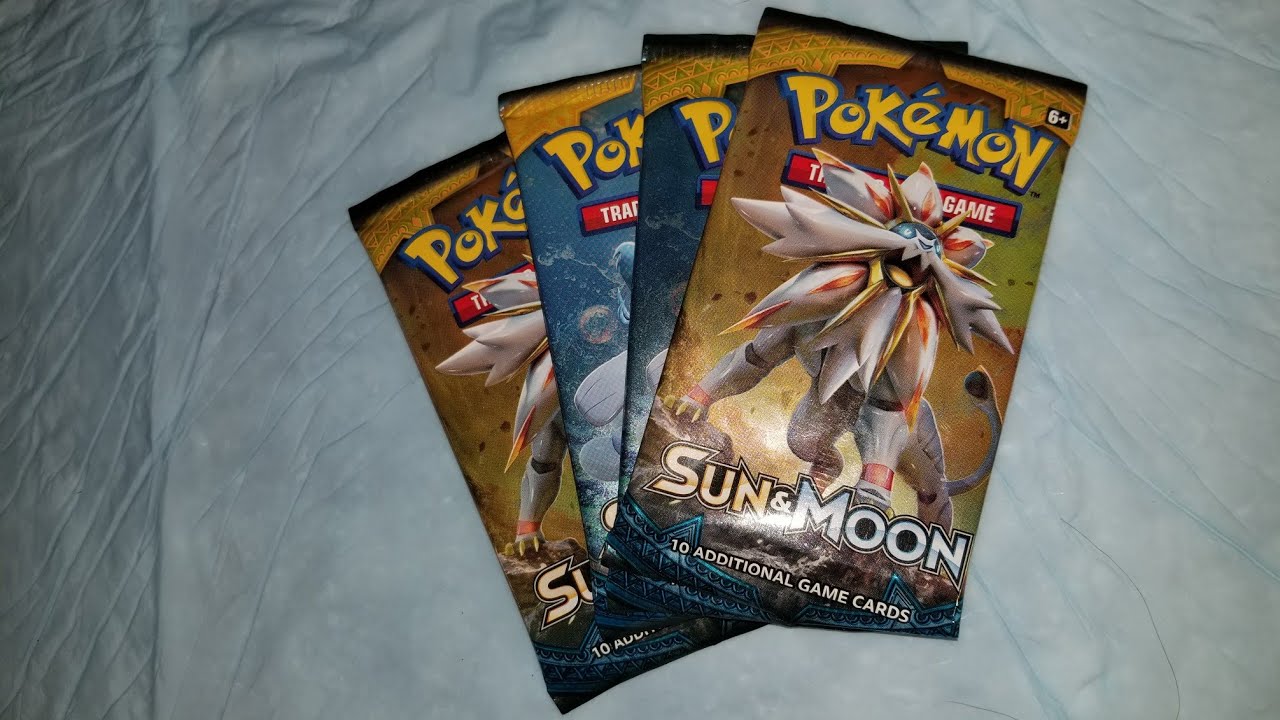 Opening 4 Sun and Moon Booster Packs! (PokePulls # 109) - YouTube