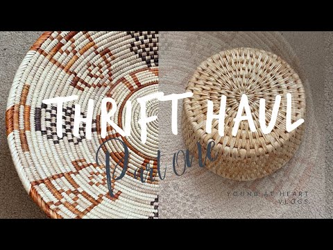 Thrift Haul- Home decor & Fashion (Part 1)