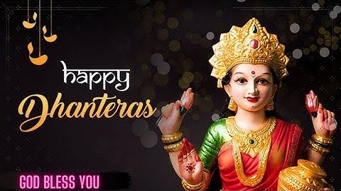 Happy Dhanteras Whatsapp status video song in 4k full screen | Laxmi, Ganesh & kuber Bhandari status
