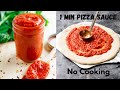 1 minute Pizza Sauce Recipe | Homemade Pizza Sauce Recipe | Pizza Sauce