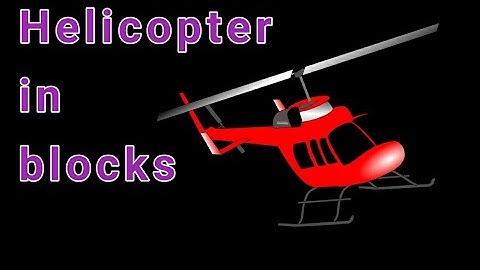 How to make Helicopter using blocks || building blocks