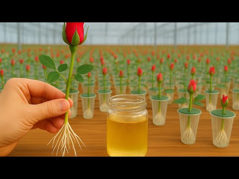 باور نکردنیه این ترکیب طبیعی باعث میشه قلمه های گل رز یه شبه ریشه بزنن