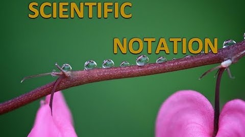 Scientific Notation ( 1st video) second term - Grade 9(Introduction )