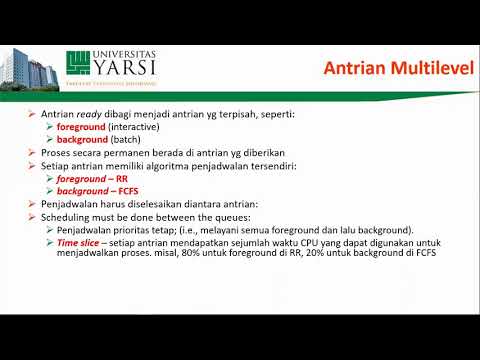 Video: Apa itu penjadwalan multi antrian?