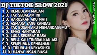 DJ TIKTOK SLOW 2021 FULL ALBUM ARIEF FEAT YOLANDA - DJ REMBULAN MALAM - DJ TAK SEDALAM INI