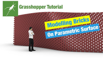 Brick Wall From Parametric Surface (Grasshopper Tutorial)