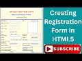 How to Make registration form in HTML | Learn How to Make Registration Form in HTML | forms in html
