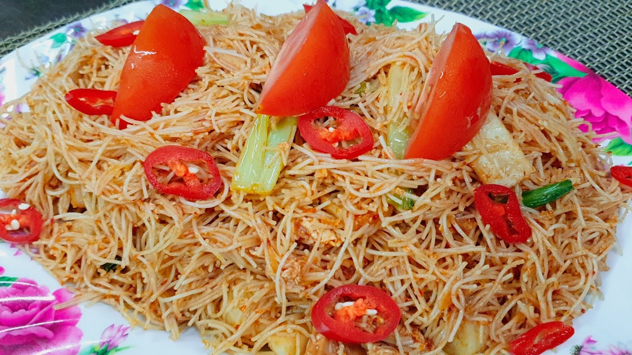 Bihun Goreng Mudah Dan Sedap Youtube