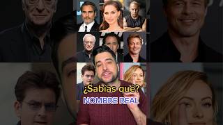 ¿Sabías cuál es el nombre real de estos actores? #shorts