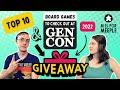 Top 10 Games at Gen Con 2022