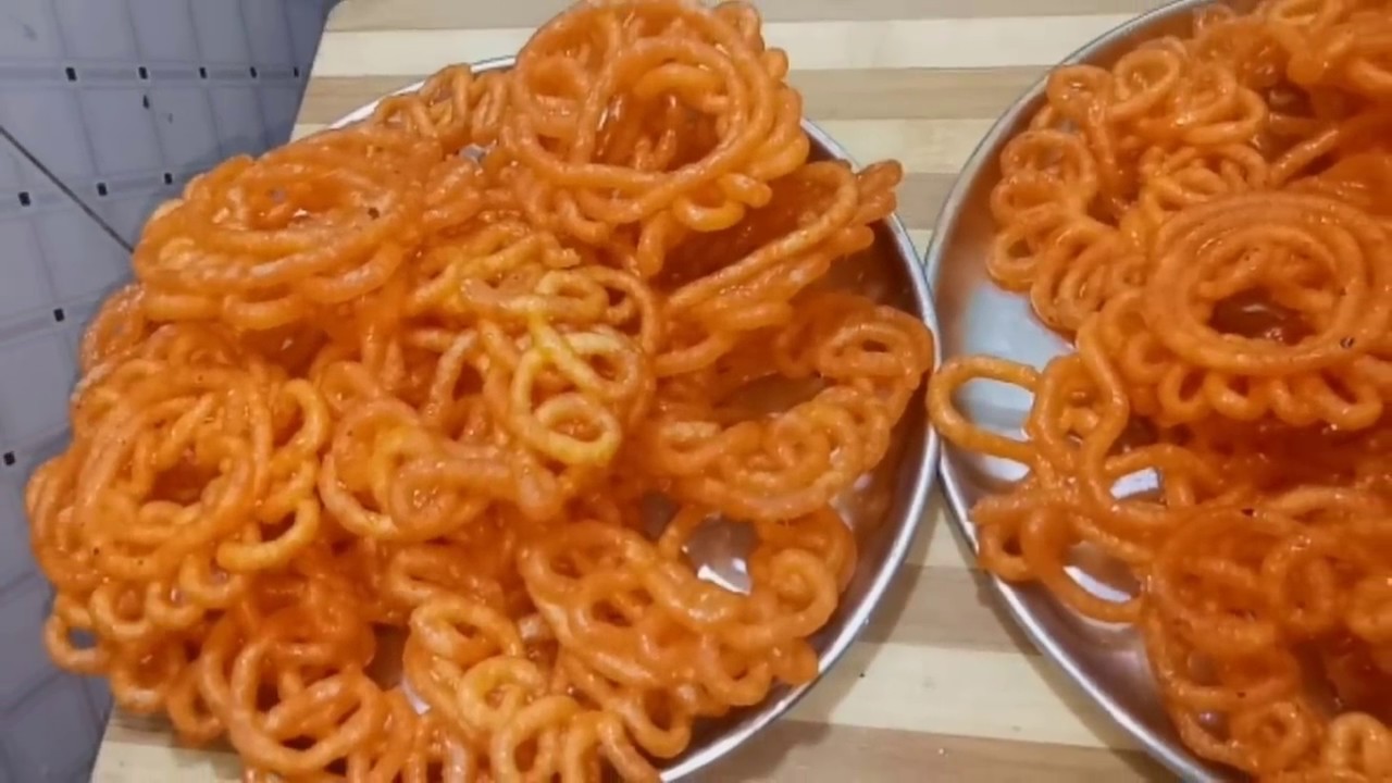 jangri recipe/jhangri sweet recipe in kannada YouTube