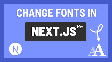 How to change font in Next js 14 + ?