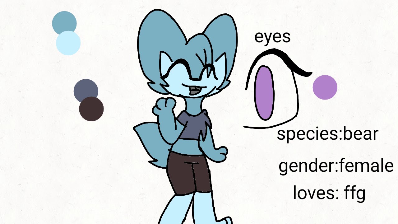 my new oc but i need a name - YouTube