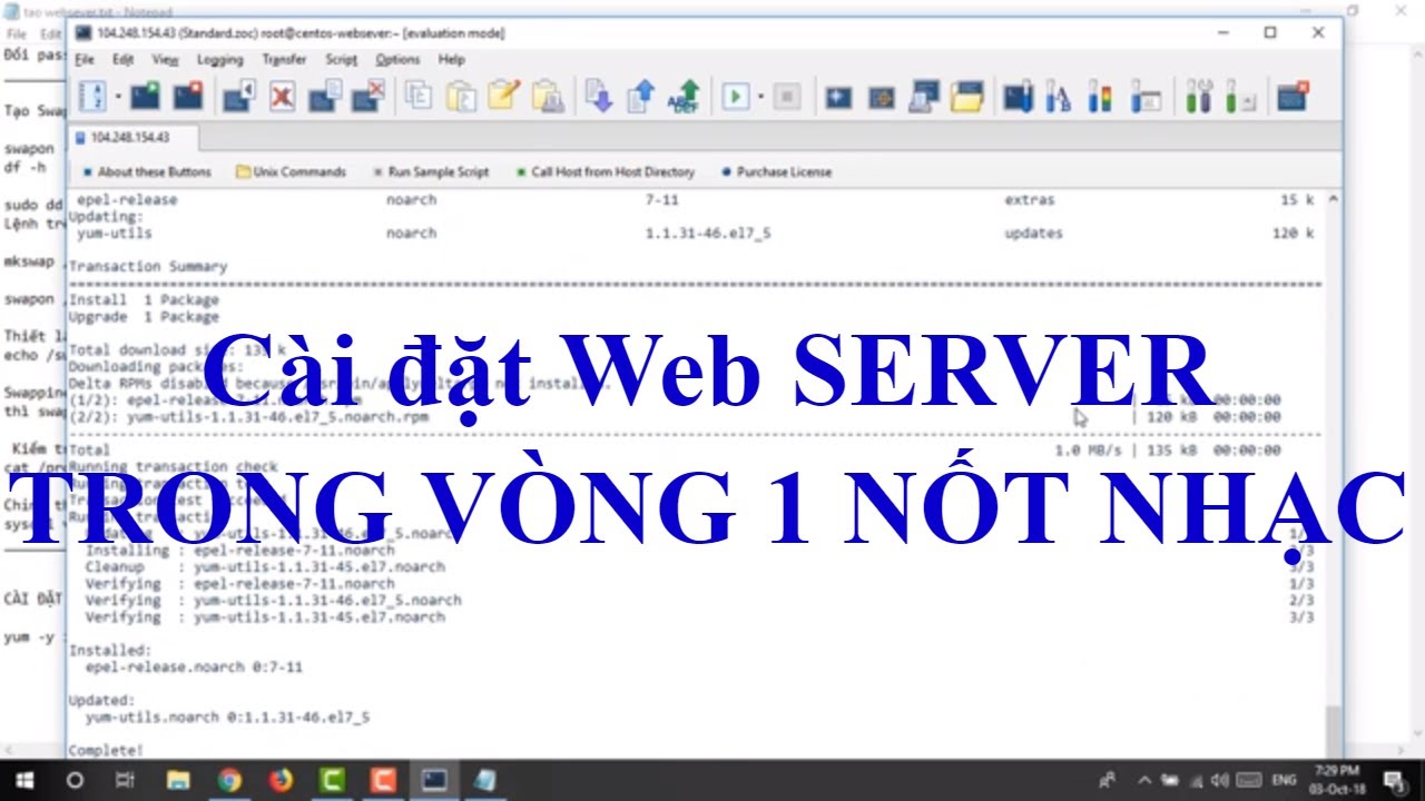 web server ฟรี  2022  Tạo Web server trong vòng 5 phút cực đơn giản - VPS FREE - Đạt Nguyễn TV